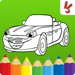 Cars coloring pages for kids icon