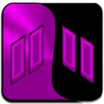 Wicked Magenta Icon Pack icon