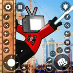 Mr TvMan Rope: Toilet Shooter icon