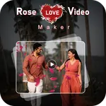 Rose love video maker icon