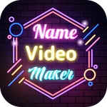Name Video Maker With Song, AI icon