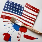 Flag painting and flags quiz icon
