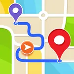 GPS Navigation, Map Directions icon