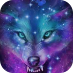 Glitter Wolf Live Wallpapers icon