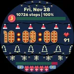 A056 Christmas LED WF icon