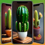 Cute Cactus Wallpaper icon
