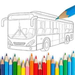 Car coloring games for boys icon