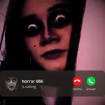Fake video call horror 666 gam icon
