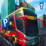 School City Bus Parking 3D icon