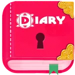 Diary with lock icon