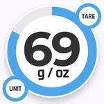 Digital weight scale grams oz icon