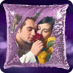 Sequin Magic Cushion Photo Fra icon