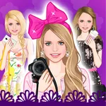 Floral Summer dress up game icon