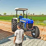 US Tractor Farming: Tractor 3D icon