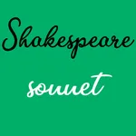 Love poem Sonnet Shakespearien icon