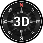 Compass Steel 3D icon