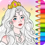 Princess Game Fantasy Coloring icon
