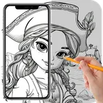Sketch and trace: Digital Art icon
