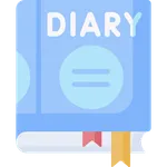 diary app with lock icon