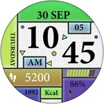 Sky geometry Watchface icon