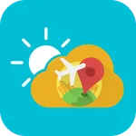 Weather map tracking icon