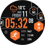 Hexane Digital Watch Face icon