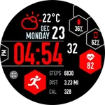 Hexane Watch face (Wear OS 5) icon
