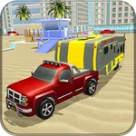 Off-Road Camper Van Truck 3D icon