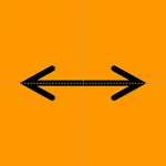 Müller-Lyer illusion app icon