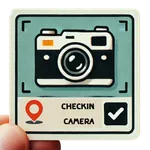 CheckIn camera photo icon