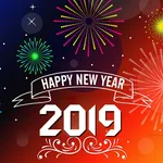 Happy New Year 2019 Greetings icon