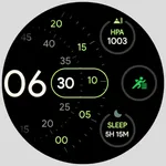 Pixel's Half Concentric Face icon