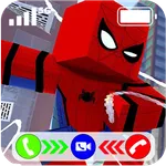 Spider Hero Man  Fake Call icon