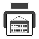 Old Calendar Printer icon