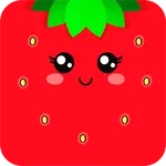 Strawberry backgrounds - Cute  icon