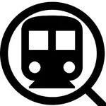 Subway search (add favorites) icon