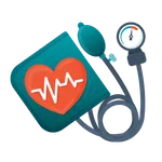 Blood Pressure & Sugar Tracker icon