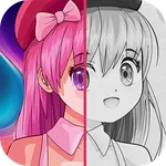 Draw Anime Sketch: AR Draw icon