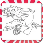 Superhero Coloring Book icon