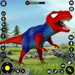 Superhero Dino Hunter Games icon