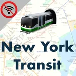 NYC, Brooklyn, Manhattan train icon