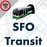 SFO Muni, SFMTA BART CalTrain icon