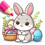 Bunny Easter Egg Coloring Book icon