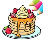 Food and Snack Coloring Book icon