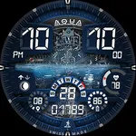 SWF Aqua Digital Watch Face icon