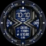 SWF Hexagon Digital Watch Face icon