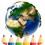 Colorful World: Map Coloring icon