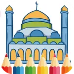 Coloring Beautiful Mosques icon