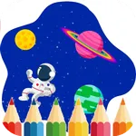Planet and Galaxy Coloring icon