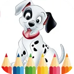 Puppy Dog Coloring Game icon